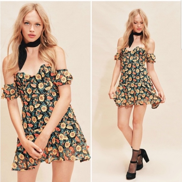 For Love And Lemons Dresses & Skirts - FL&L Amelia embroidered mini dress